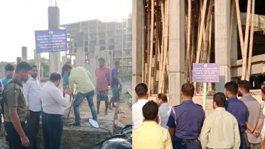 কুয়াকাটায় নির্মাণাধীন আবাসিক হোটেলের নির্মাণ কাজ বন্ধে প্রশাসনের নিষেধাজ্ঞা