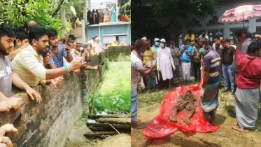 নরসিংদীতে দাফনের ৬ মাস পর পৌর কমিশনারের মরদেহ উত্তোলন