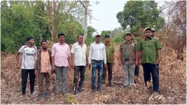 কুয়াকাটায় আগুন দেওয়া বনাঞ্চল পরিদর্শন করলেন পটুয়াখালীর সহকারী বন সংরক্ষক