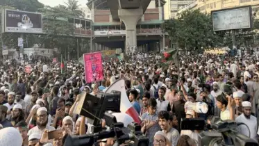 আওয়ামী লীগ নিষিদ্ধ না হওয়া পর্যন্ত শাহবাগ ব্লকেডের ঘোষণা
