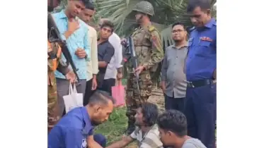 বোদায় সেনাবাহিনী এবং পুলিশের যৌথ অভিযানে ৮৬ পিস নেশাজাত ইনজেকশন সহ আটক ২