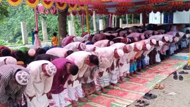 বোয়ালমারীতে ১২ গ্রামে ঈদুল আযহার জামাত অনুষ্ঠিত