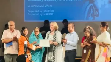 প্রতিবন্ধীদের নিয়ে রচনায় জাতীয় পুরস্কার পেলেন টঙ্গীবাড়ীর নিশু