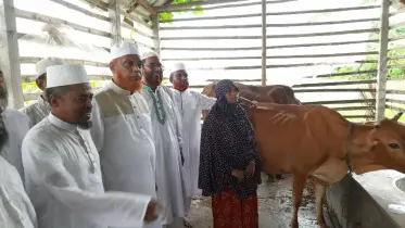 মাগুরায় আছিয়ার পরিবারের পাশে দাঁড়ালেন আমীরে জামায়াত