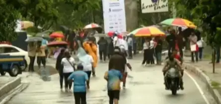 হাতিরঝিলে শুরু হয়েছে দৌড় প্রতিযোগিতা