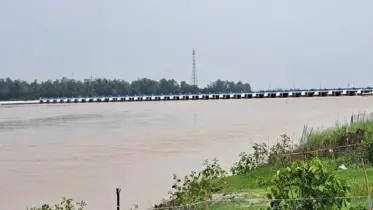 লালমনিরহাটে তিস্তার পানি বিপদসীমা ছুঁই ছুঁই,দেখা দিতে পারে বন্যা