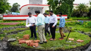 শেরপুরে জুলাই শহিদ স্মৃতিস্তম্ভ নির্মাণ কাজের উদ্বোধন
