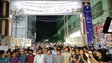 মিটফোর্ডে ব্যবসায়ী সোহাগ হত্যার প্রতিবাদে জবিতে বিক্ষোভ