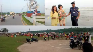 ঈদের ছুটিতে সৌন্দর্যময় কলাপাড়া, নদীতীরে শহরবাসীর নতুন ভিড়