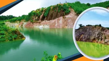 প্রাকৃতিক সৌন্দর্যের লীলাভূমি চিনামাটির পাহাড়।