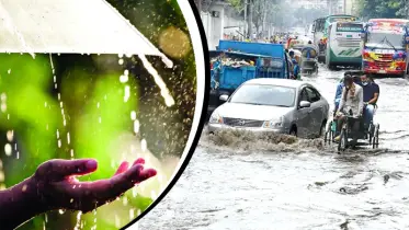 বৃষ্টিতে স্বস্তি ও দুর্ভোগ