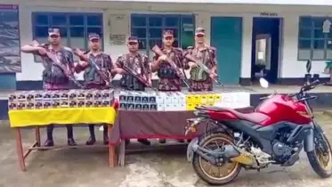 নালিতাবাড়ী সীমান্তে বিজিবির অভিযানে ১ কোটি ৩১ লাখ টাকার ভারতীয় চোরাই মোবাইল ডিসপ্লে জব্দ