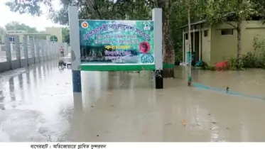 অতি জোয়ারে প্লাবিত সুন্দরবন