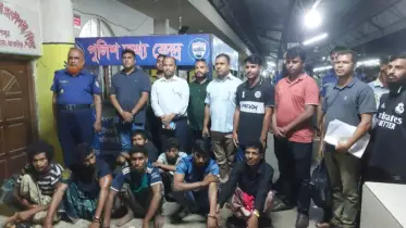 আখাউড়ার রেলওয়ে স্টেশনে মাদক সেবন, ৭ জনের কারাদণ্ড 