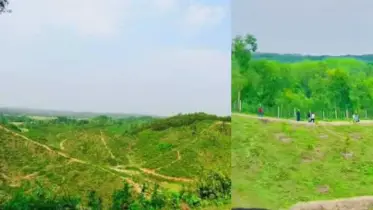কসবা পাহারের উঁচুতে অবস্থিত মনোমুগ্ধকর মিনি সাজেক
