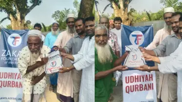 কুড়িগ্রামে হতদরিদ্র ৬ হাজার ৫০ টি পরিবারের জন্য যাকাত ফাউন্ডেশনের ৭৮টি গরু কোরবানি