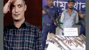 ডাকাত শাহীনের সেকেন্ড ইন কমান্ড রুবেল বিপুল অস্ত্র গুলি সহ আটক