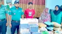 রাজশাহীতে বিপুল পরিমাণ গাঁজা ও সিগারেটসহ মা-ছেলে গ্রেপ্তার