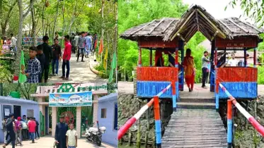সাতক্ষীরার বিনোদন কেন্দ্রগুলোতে উপচে পড়া ভিড়