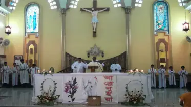 নাটোরে খ্রিস্টান ধর্ম পল্লীগুলোতে ইস্টার সানডে পালিত