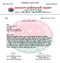 ভুল তথ্যে বিমানবন্দর থানা ছাত্রদলের সভাপতিকে হয়রানির অভিযোগ
