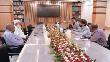 জামায়াত আমীরের সাথে চ্যাথাম হাউস যুক্তরাজ্যের সিনিয়র ফেলো প্যাট্রিক শ্রোয়েডার-এর সৌজন্য সাক্ষাৎ