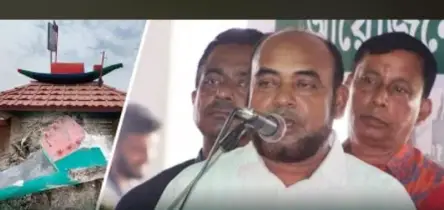 যার দল করি, সেই গেছে পালাইয়া: গোপালগঞ্জে নৌকার ভাস্কর্য ভেঙে আওয়ামী লীগ ছাড়ার ঘোষণা সাবেক চেয়ারম্যানের
