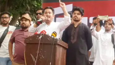 গণহত্যাকারী আওয়ামীলীগের রাজনীতি এ দেশে চলতে পারে না: বগুড়ায় সারজিস আলম