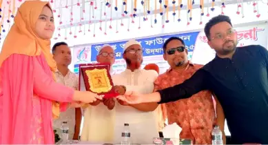 নীলফামারীতে ‘উদ্দীপ্ত তরুণ ফাউন্ডেশন’-এর আটজনকে সম্মাননা প্রদান