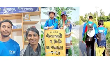 প্রতি কদমে একতা- সমাজের জন্য সমতা” টেকনাফ থেকে তেঁতুলিয়ায় পথে হাটছেন মিলন -সামিয়া দম্পতি