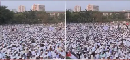 ৫ দফা দাবিতে আজ হেফাজতের মহাসমাবেশ, রাত থেকেই আসতে শুরু করেন নেতাকর্মী