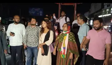 হাসনাত আবদুল্লাহর ওপর হামলার প্রতিবাদে বরিশালে বিক্ষোভ