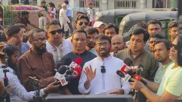 ৪৮ ঘন্টার মধ্যে স্বরাষ্ট্র উপদেষ্টা পদত্যাগ না করলে সারাদেশে আন্দোলন : রাশেদ খাঁন