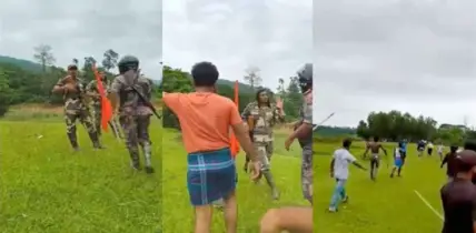 সিলেট সীমান্তে স্থানীয়দের বিক্ষোভের মুখে জরিপ কার্য পণ্ড