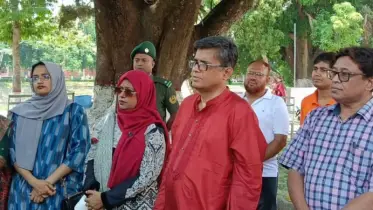প্রধান উপদেষ্টার প্রেস সচিবের মাইকেল মধুসূদন দত্তের বাড়ি পরিদর্শন
