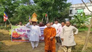 হাটহাজারীতে মহা সমারোহে পবিত্র শুভ বুদ্ধ পূর্ণিমা উদযাপিত