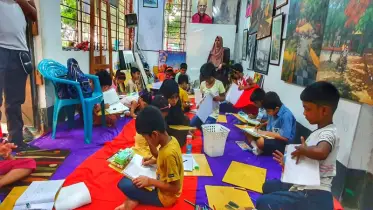 আলো ছড়াচ্ছে কুসিকের শিল্পচর্চা কেন্দ্র