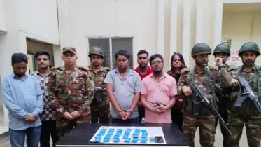 সেনাবাহিনীর সহায়তায় ৭ হাজার ৩৫০ পিস ইয়াবা উদ্ধার 