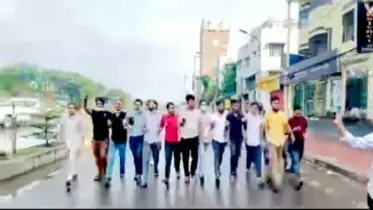 রাজধানীর উত্তরায় আবারও আওয়ামী লীগের ঝটিকা মিছিল