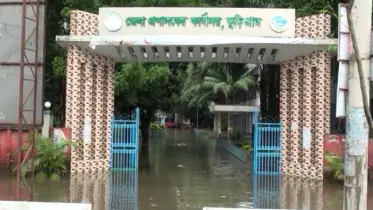 কুড়িগ্রামে ড্রেনেজ ব্যবস্থা না থাকায় দূর্ভোগে পৌরবাসী