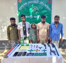 সরিষাবাড়ীতে যৌথবাহিনীর অভিযানে শীর্ষ সন্ত্রাসী সুভাষ সরকার আটক