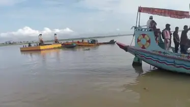 সংযোগ সড়ক তলিয়ে কিশোরগঞ্জে ফেরি চলাচল বন্ধ 