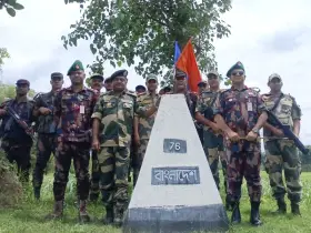 বিজিবি-বিএসএফ ব্যাটালিয়ন কমান্ডার পর্যায়ে পতাকা বৈঠক অনুষ্ঠিত
