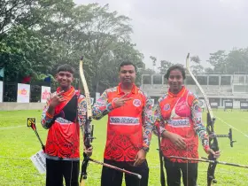 ৭ম জাতীয় যুব আর্চারী চ্যাম্পিয়নশিপে চুয়াডাঙ্গার দলগত মিশ্র ইভেন্টে ব্রোঞ্জ পদক অর্জন