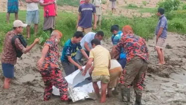 দীঘিনালায় মাইনী নদীতে ভেসে যাওয়া তড়িৎ চাকমার মরদেহ উদ্ধার