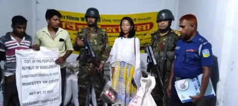 সরিষাবাড়ীতে ৫৬ বস্তা ভিজিএফ চাল উদ্ধার, আটক ৩