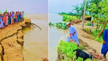 কুড়িগ্রামে নদীভাঙন ও স্বাস্থ্যসেবা সংকট: মানুষের জীবন  সংগ্রাম