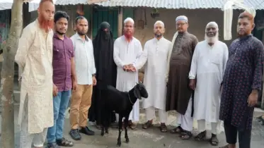 সৈয়দপুরে শহীদ সাজ্জাদের পরিবারকে ঈদ উপহার প্রদান করল ছাত্রশিবির