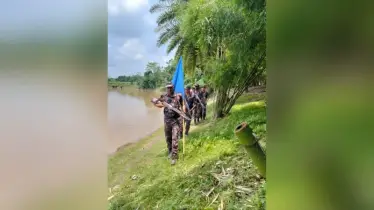 মাধবপুর সীমান্তে ঈদুল আযহার দিনে ও রাতে বিজিবির নিদ্রাহীন দায়িত্ব পালন