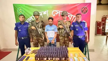 কুড়িগ্রামে সেনাবাহিনীর অভিযানে মাদকসহ একজন আটক